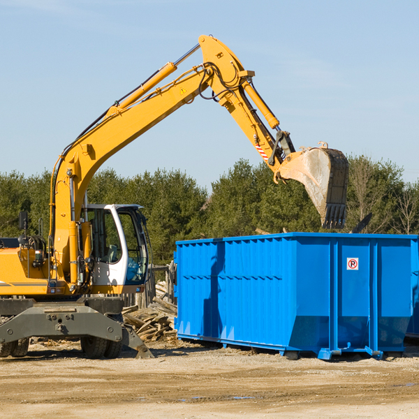 what happens if the residential dumpster is damaged or stolen during rental in Mount Vernon GA